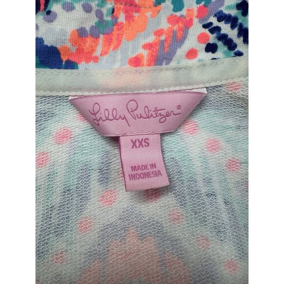 Lilly Pulitzer Skipper French Terry Dress XXS UPF 50 Solar Opposite Preppy Beach - Picture 10 of 16